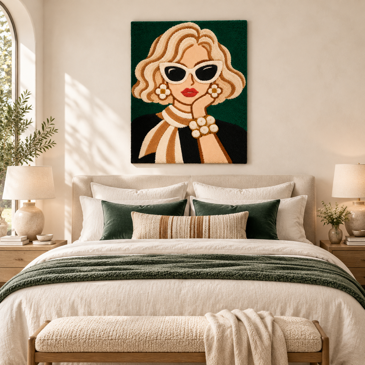 Pearl Hour in Emerald — room setting
