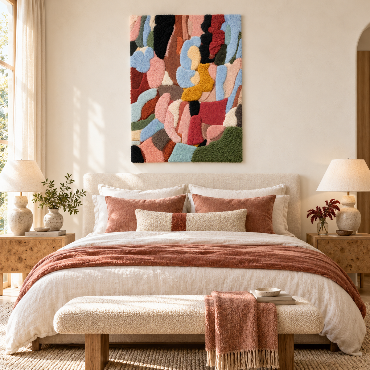 Pebbles in Conversation — room setting 1