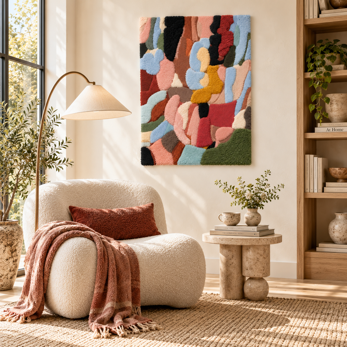Pebbles in Conversation — room setting 3