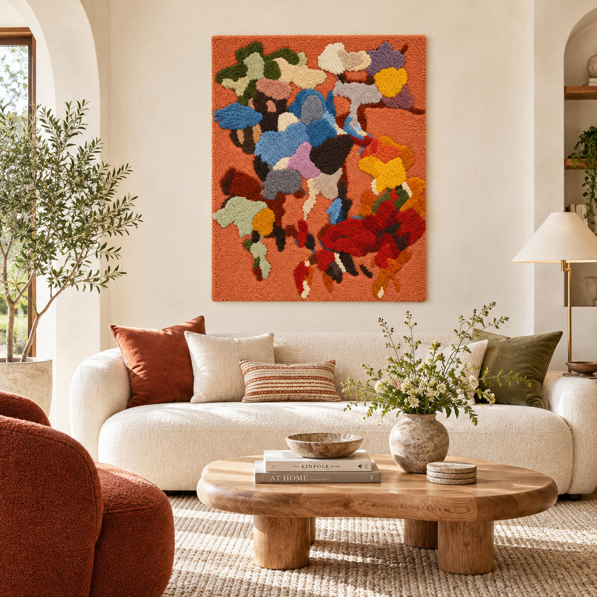Persimmon Colourfall — front-facing room scene