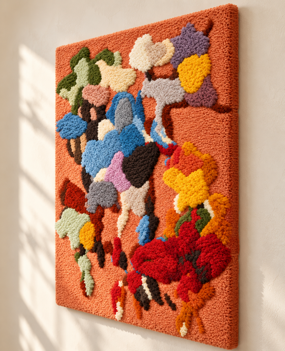 Persimmon Colourfall — angled relief view