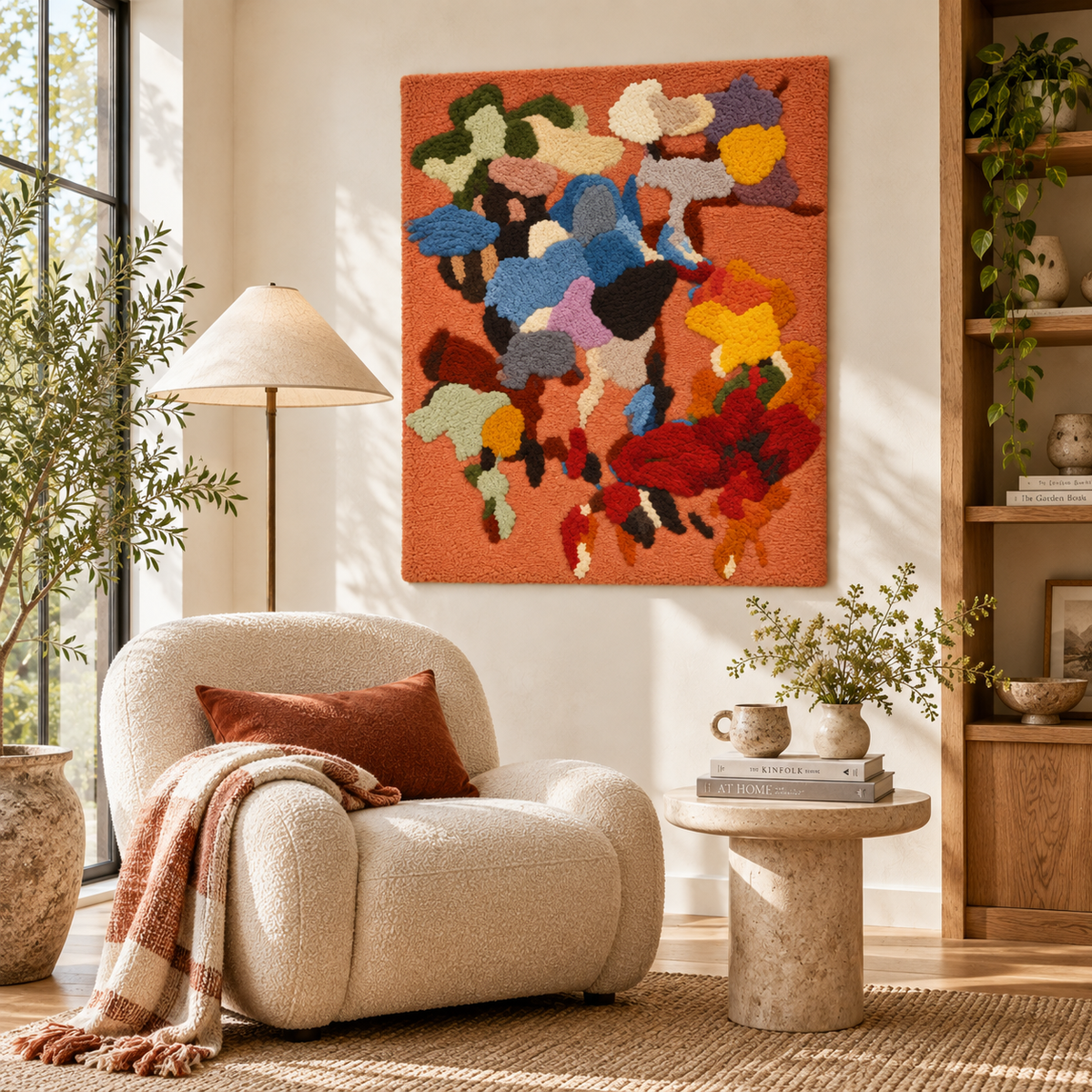 Persimmon Colourfall — room setting 1