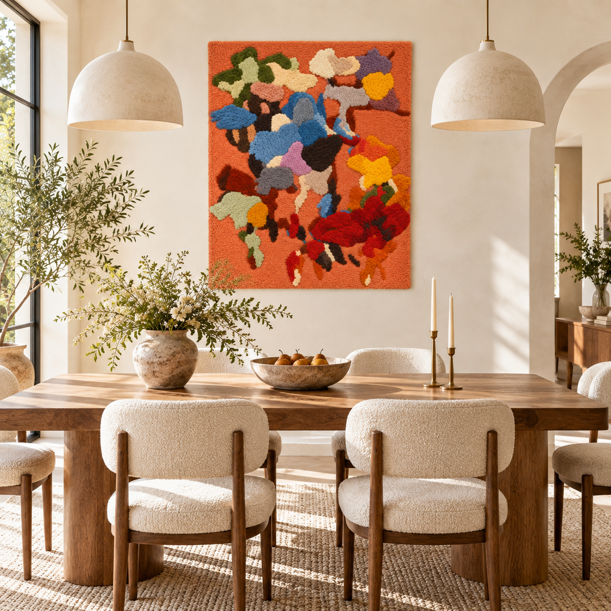 Persimmon Colourfall — room setting 2