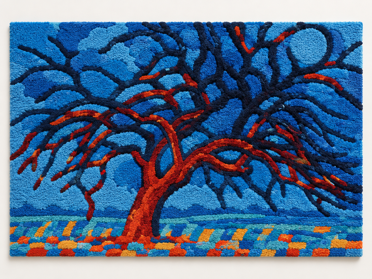 Avond (Evening) — The Red Tree after Piet Mondrian — additional product view