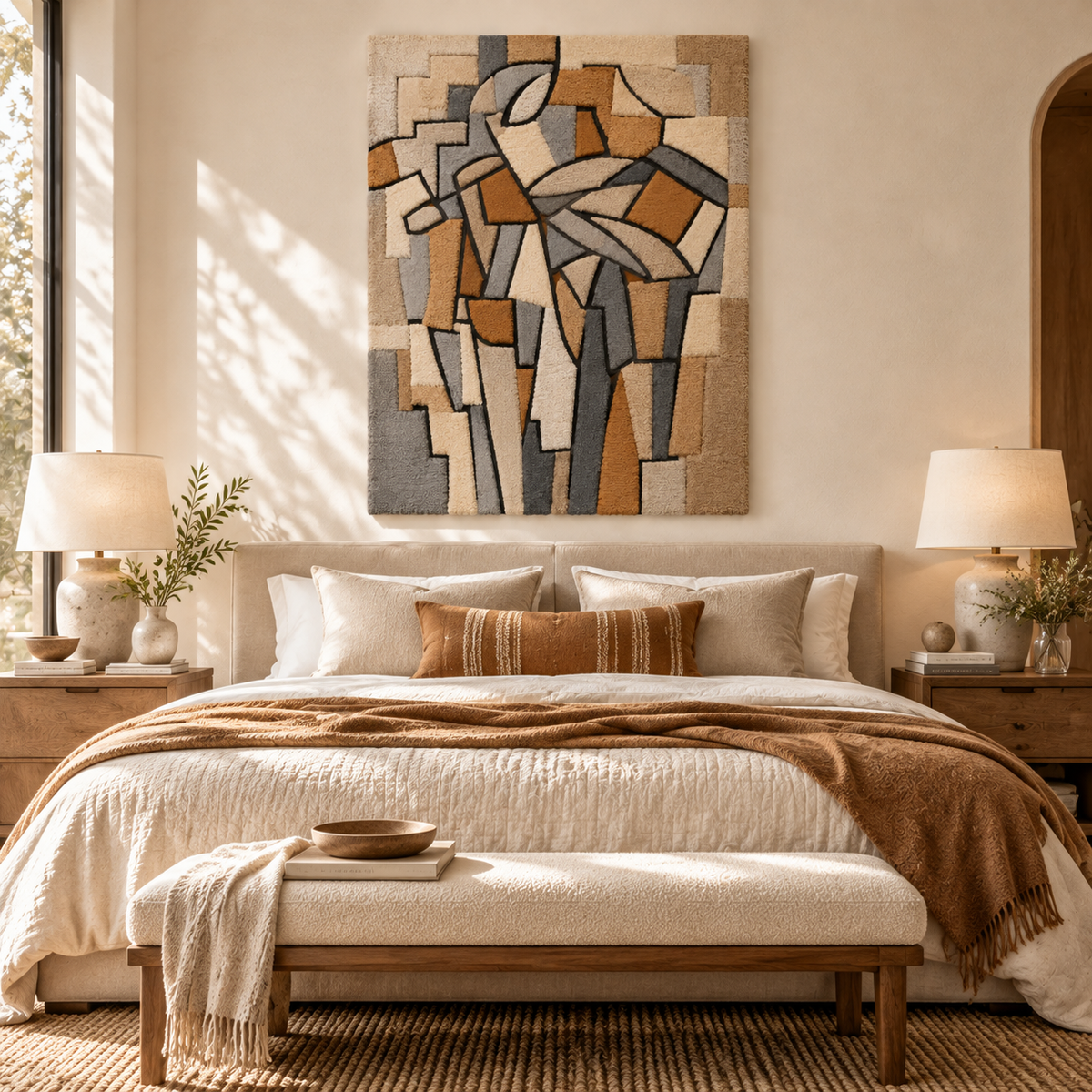 Composition No. XIII — Composition 2 after Piet Mondrian — room setting