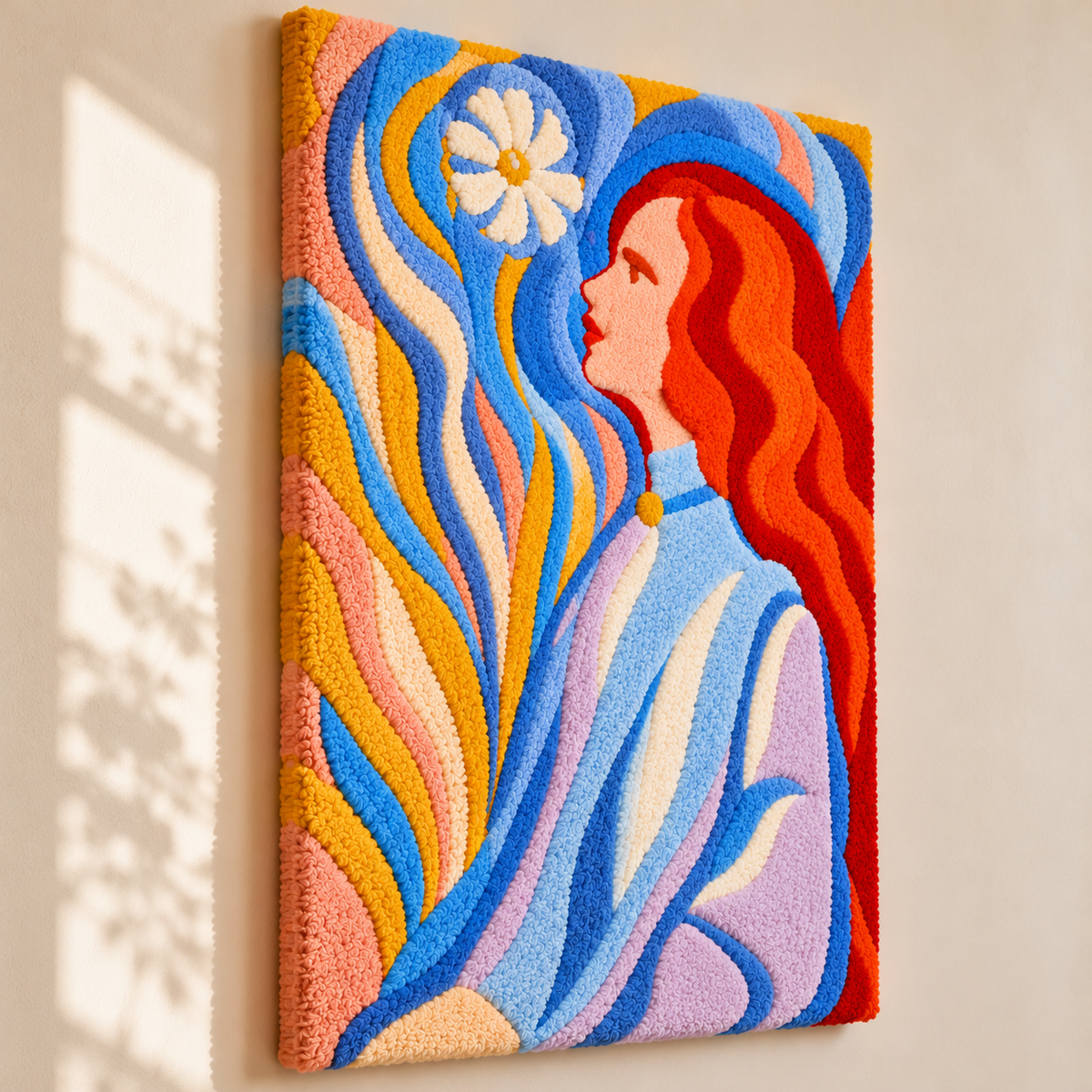 Devotion after Piet Mondrian — angled relief view