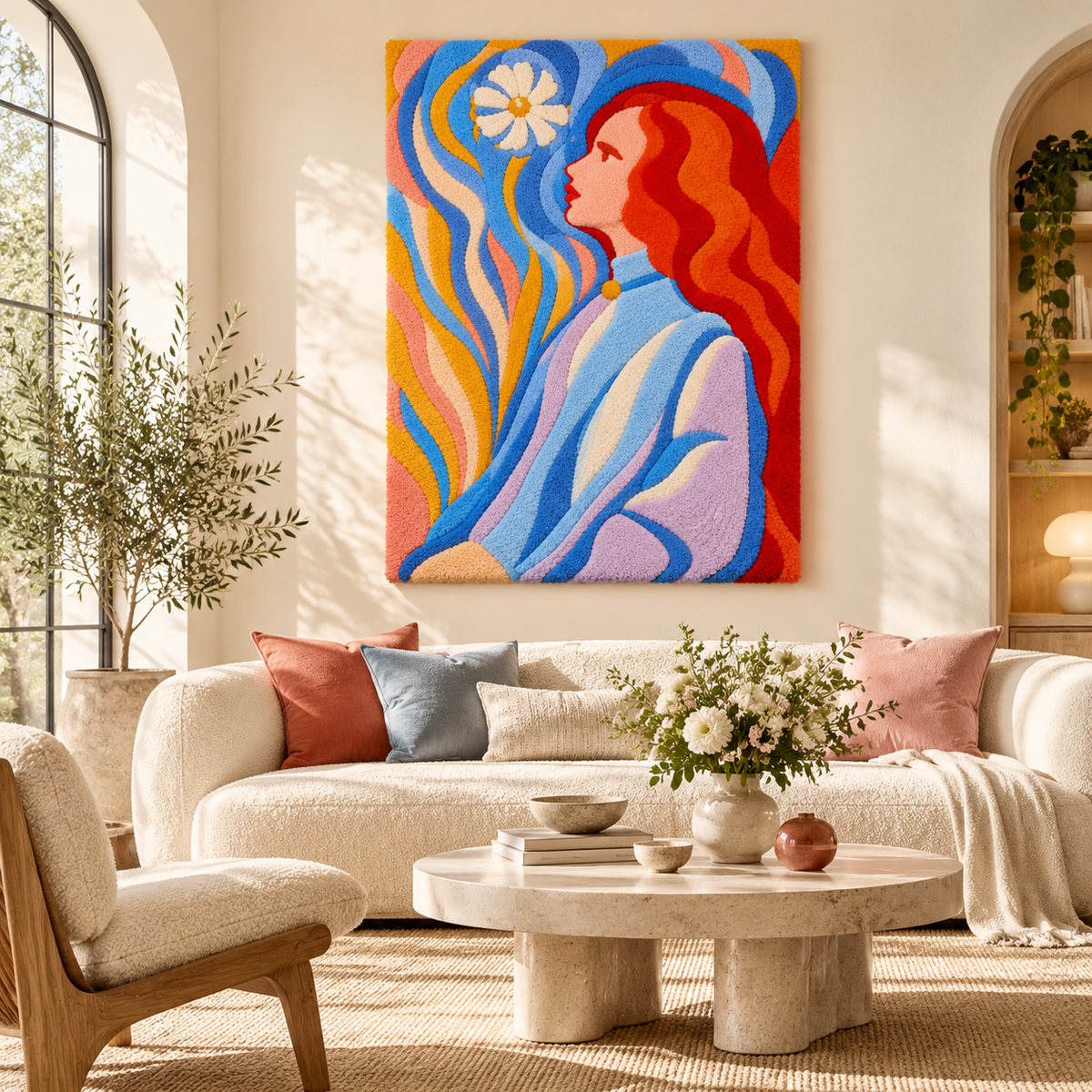 Devotion after Piet Mondrian — front-facing room scene [room-front]