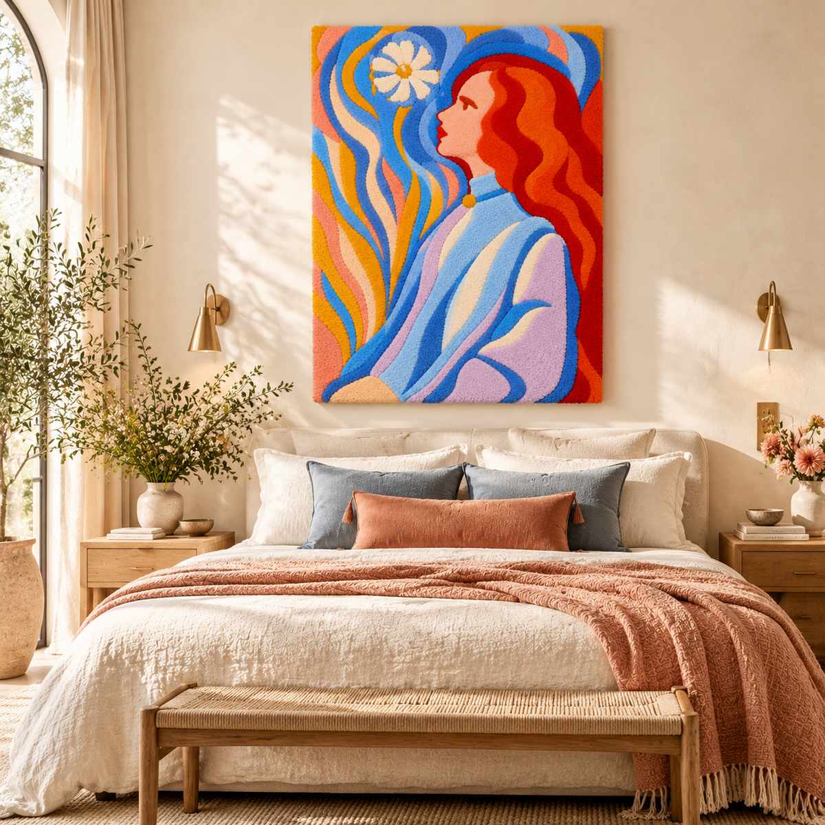 Devotion after Piet Mondrian — room setting