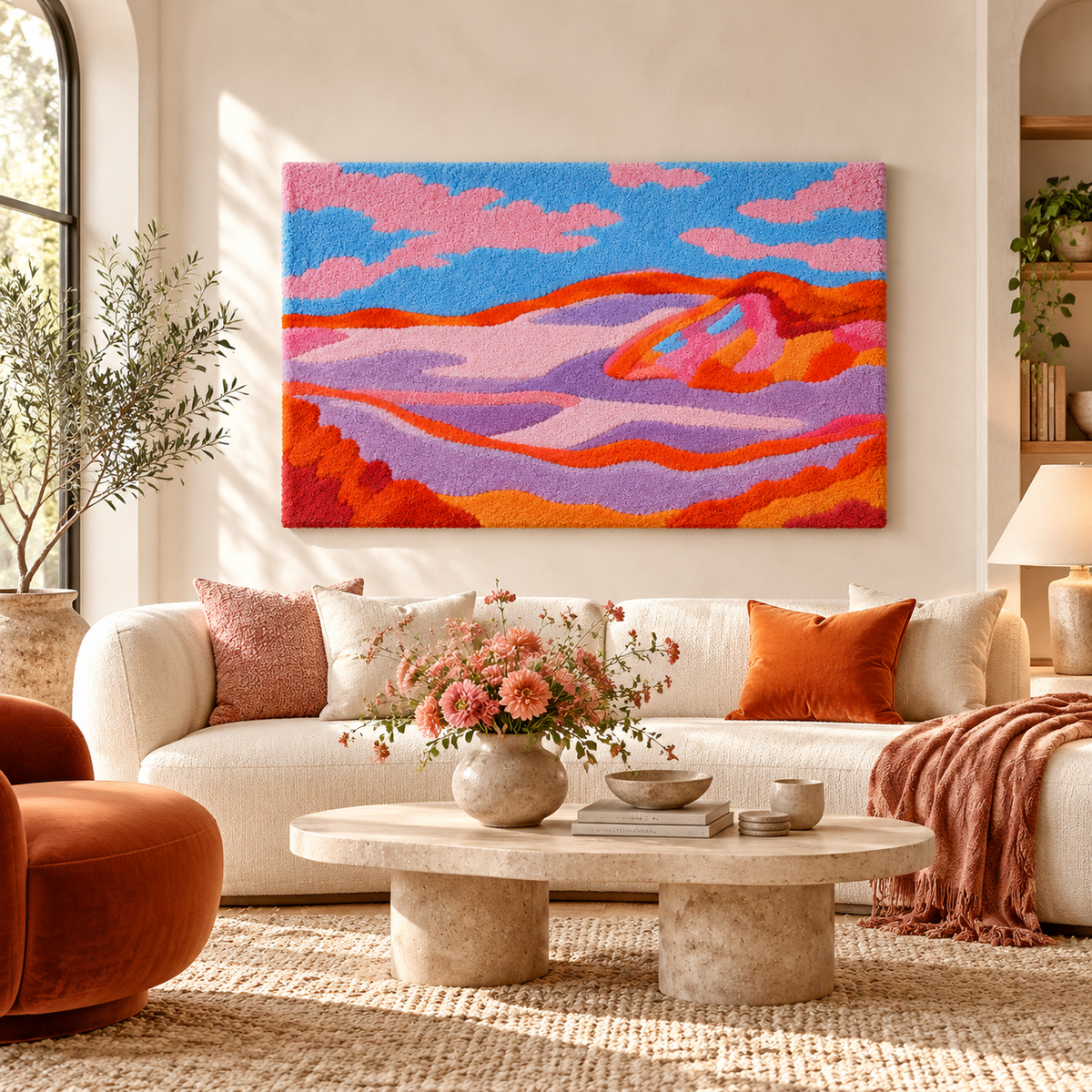 Dune IV after Piet Mondrian — front-facing room scene [room-front]
