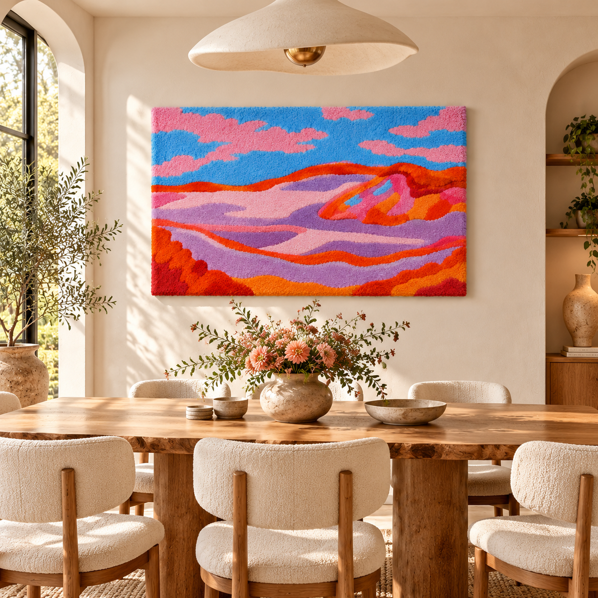 Dune IV after Piet Mondrian — room setting