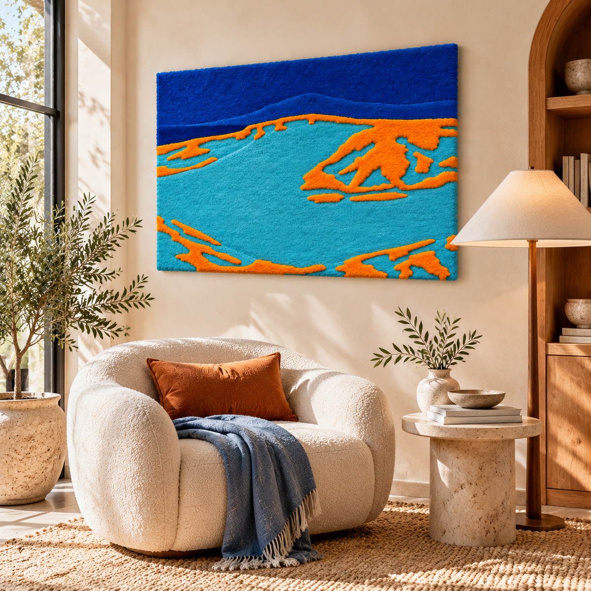 Summer, Dune in Zeeland after Piet Mondrian — room setting