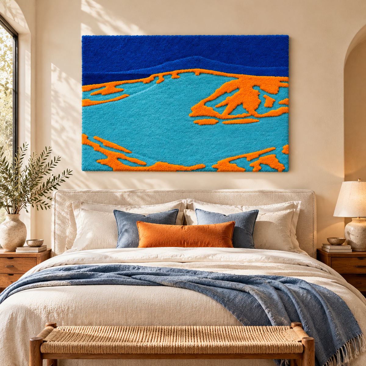 Summer, Dune in Zeeland after Piet Mondrian — room setting