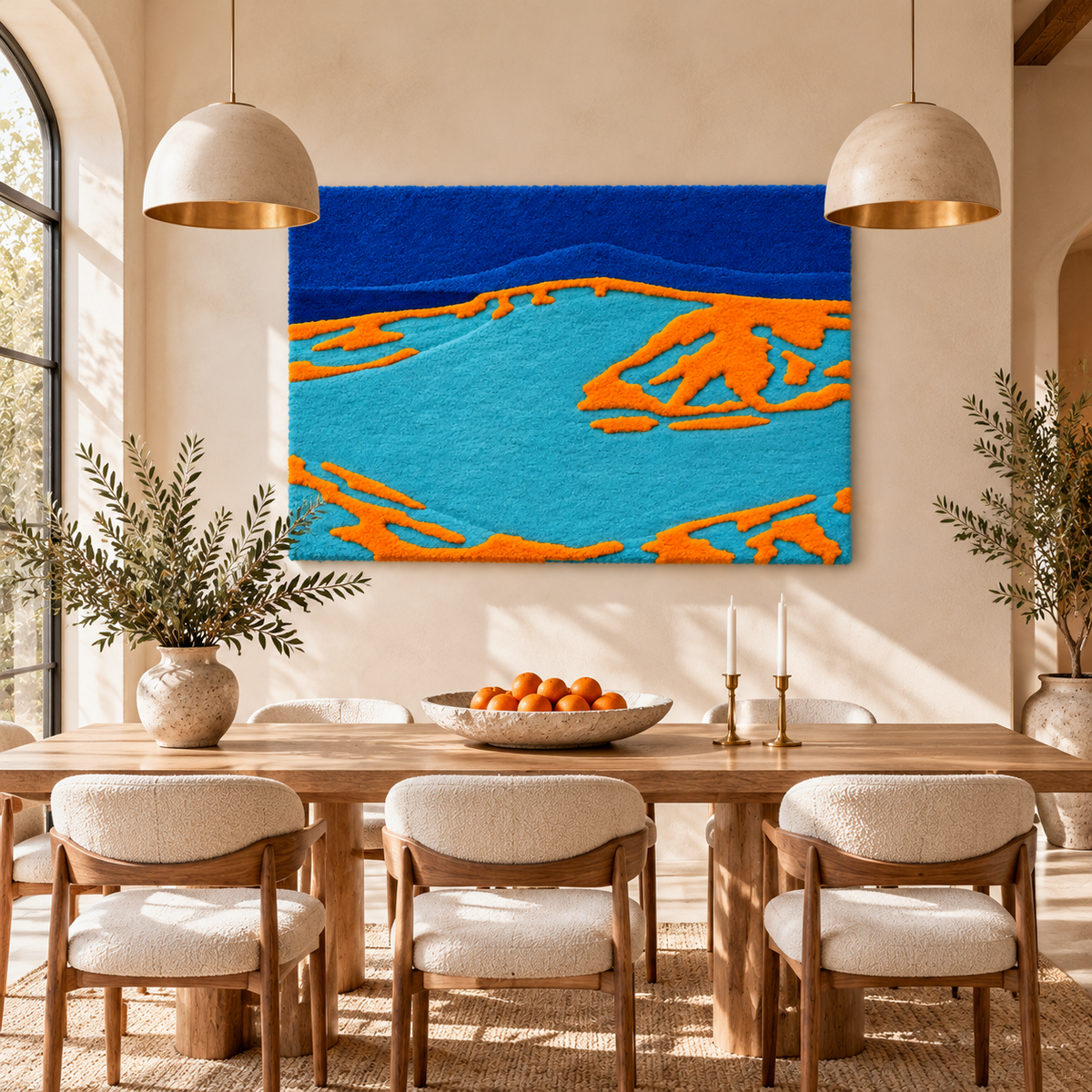 Summer, Dune in Zeeland after Piet Mondrian — room setting
