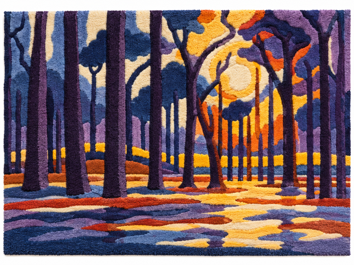 Woods near Oele after Piet Mondrian — additional product view