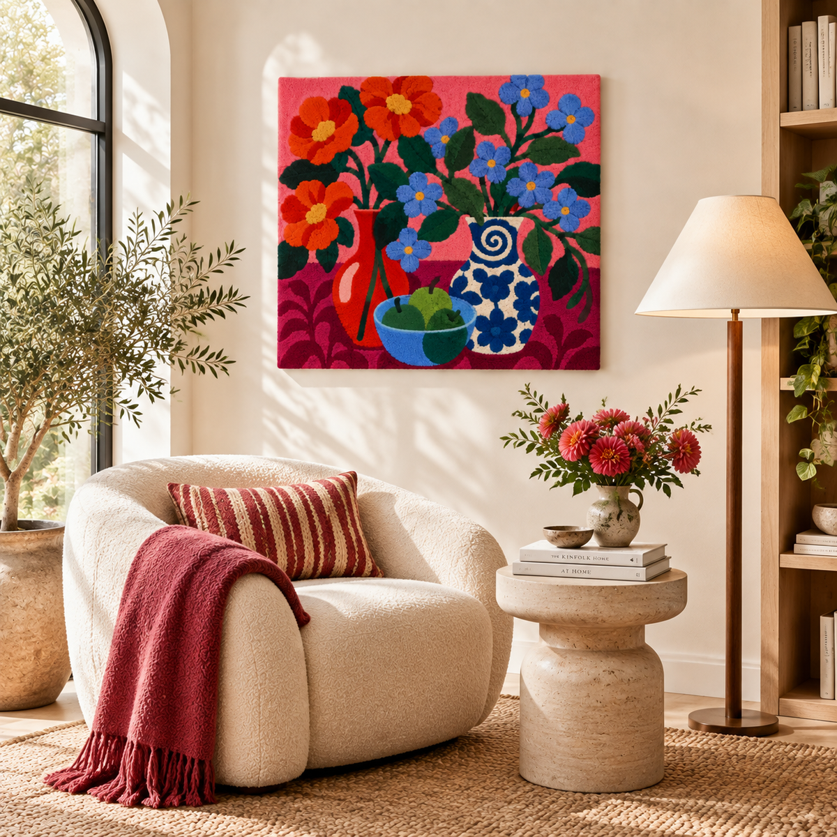 Pink Room Posies — room setting 3