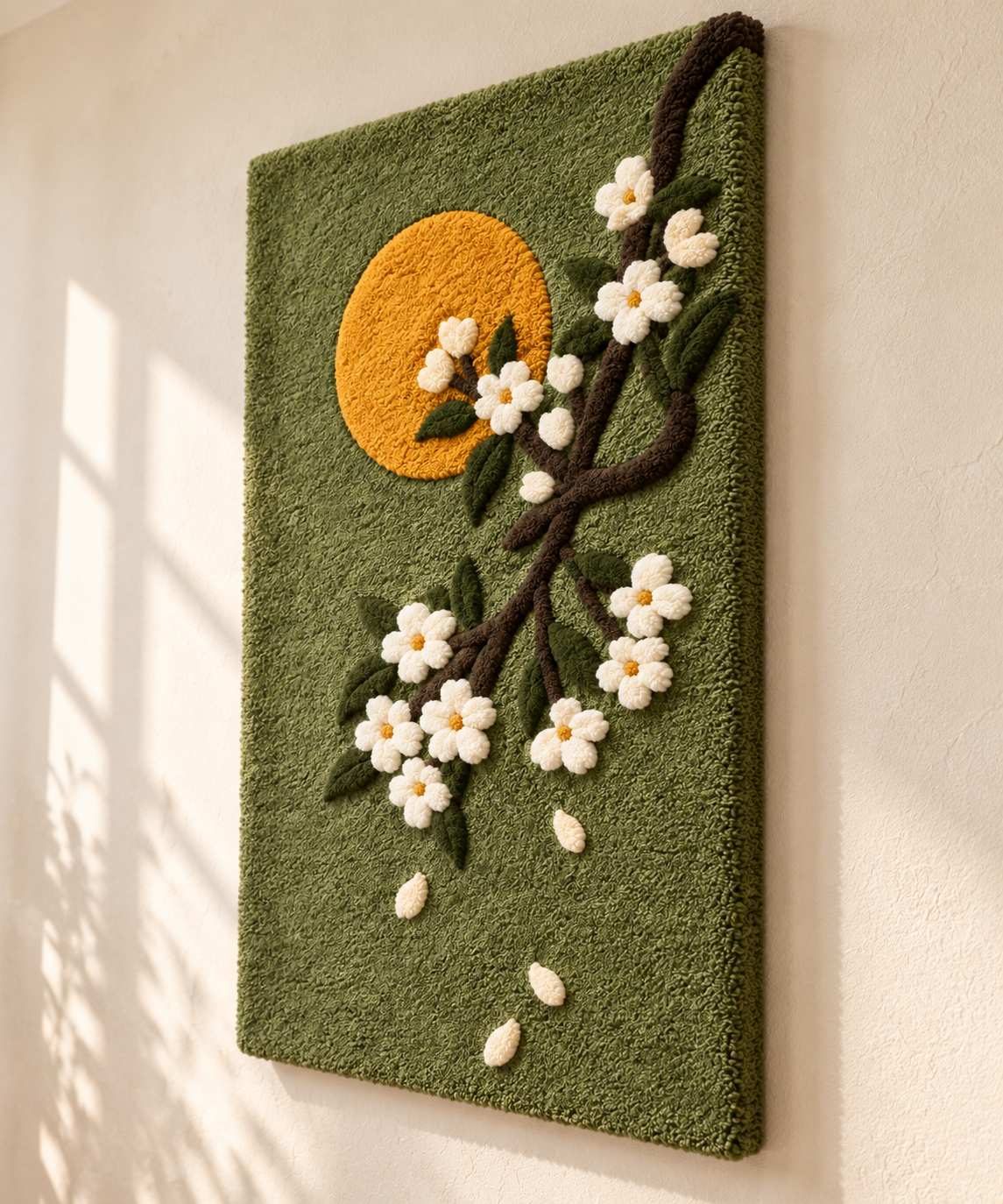 Plum Blossom Moon — angled relief view