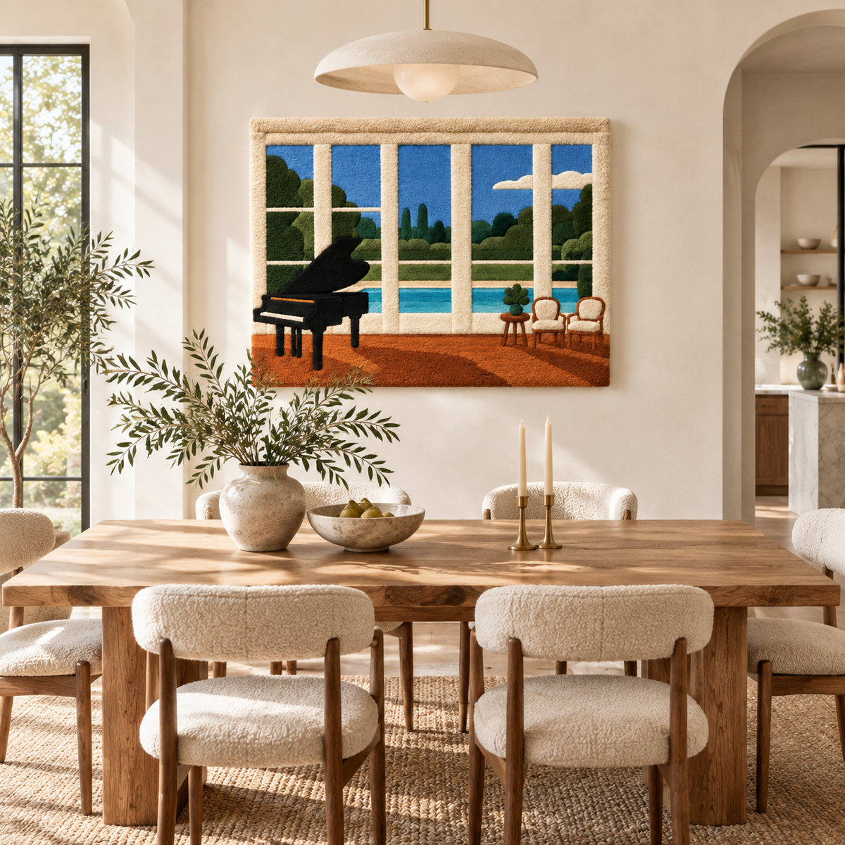 Poolside Piano — room setting 2