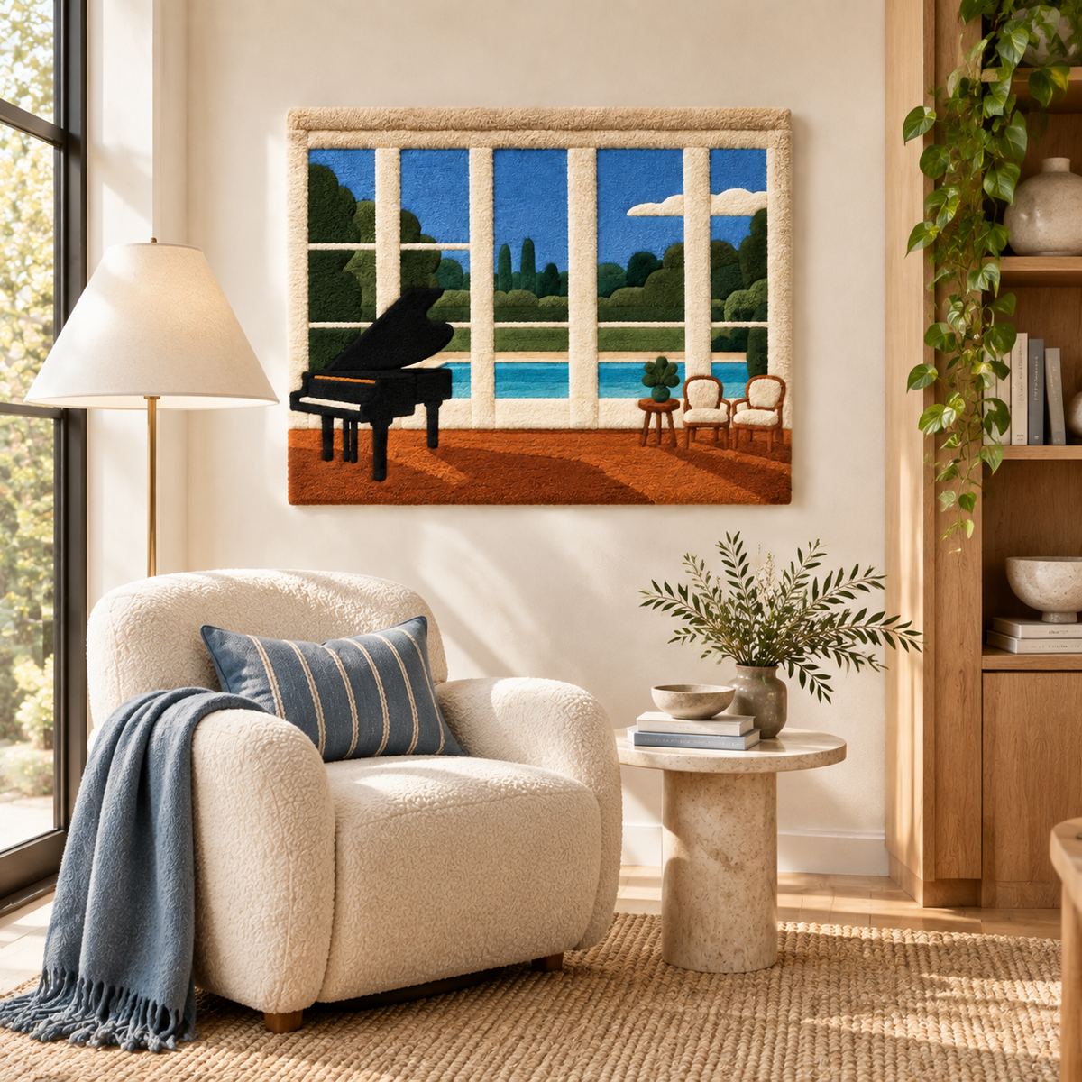 Poolside Piano — room setting 3