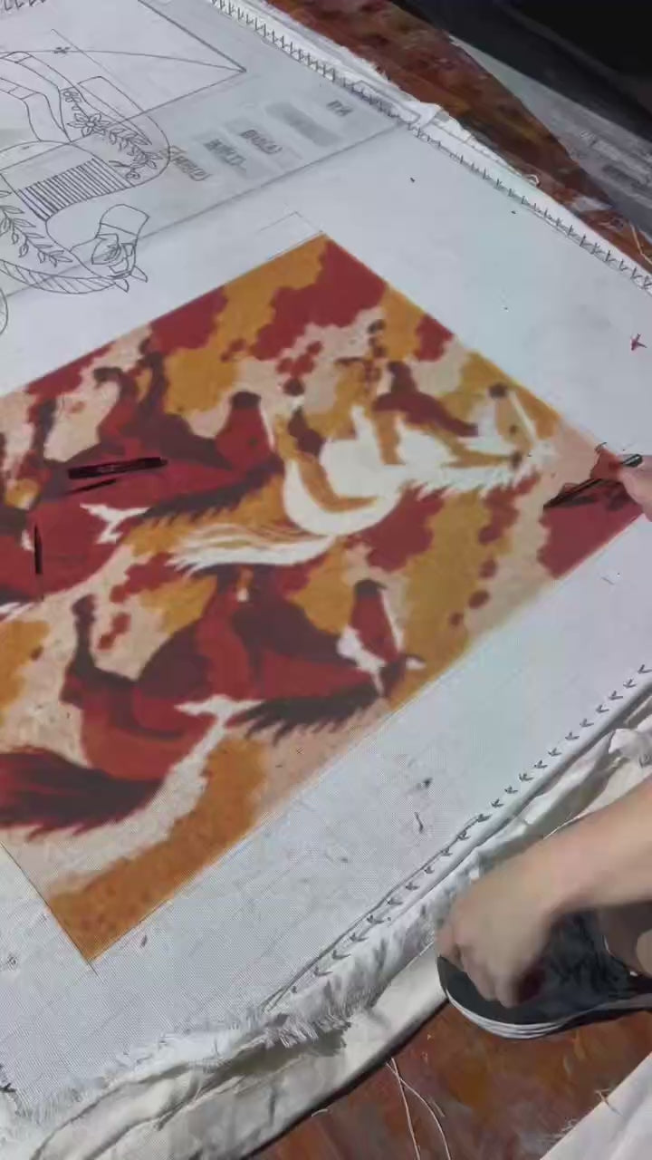 Tracing galloping horses