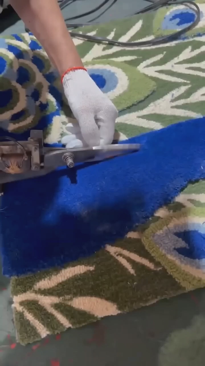 Peacock, the final carve