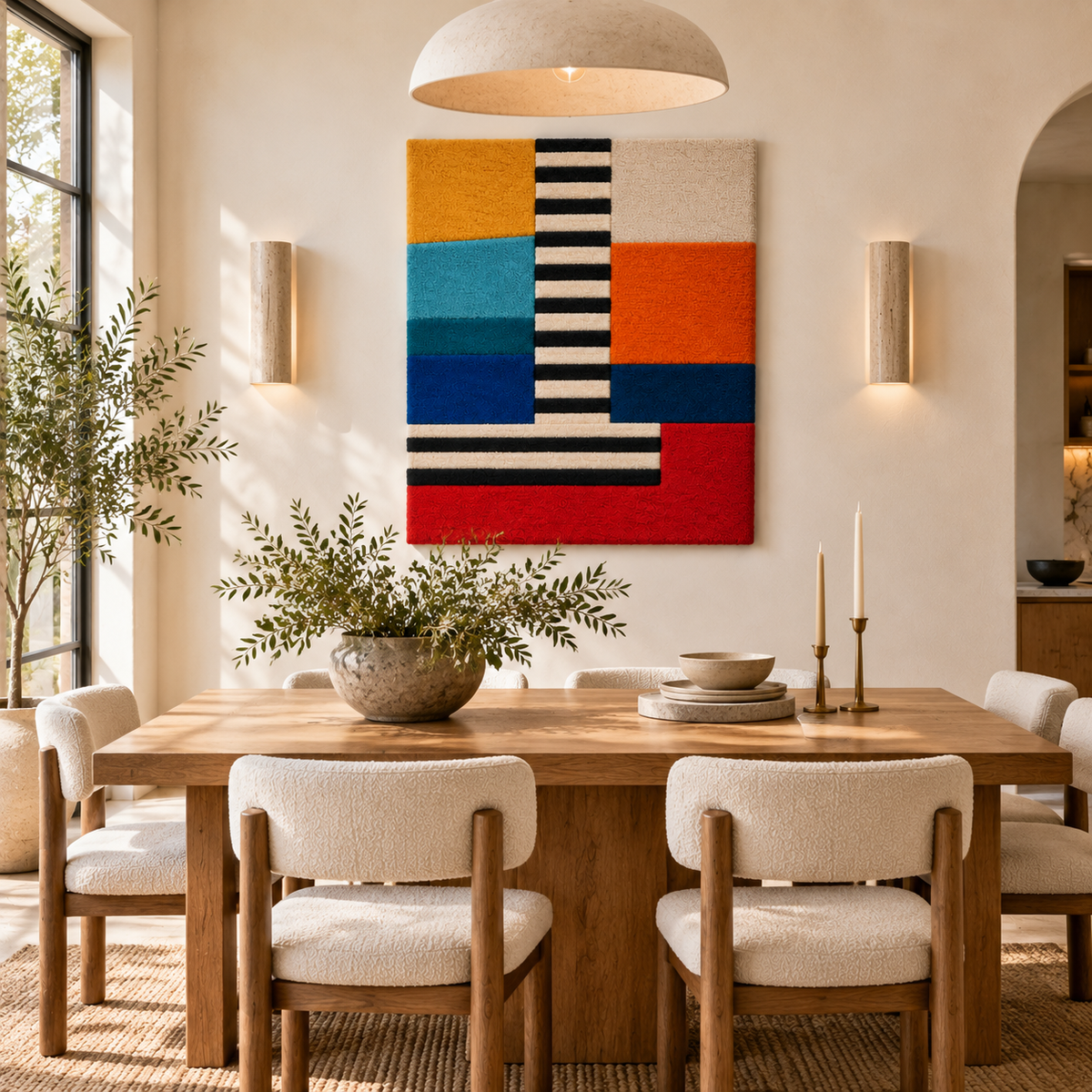 Primary Blocks with a Striped Spine — front-facing room scene [room-front]