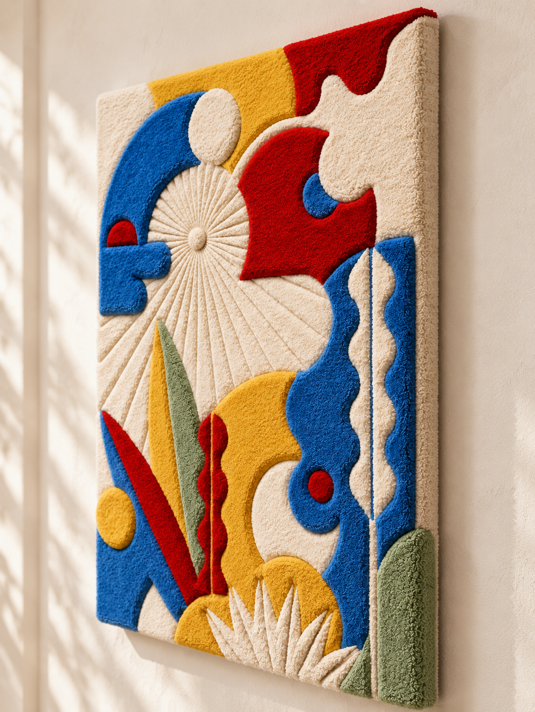 Primary Rhythm — angled relief view