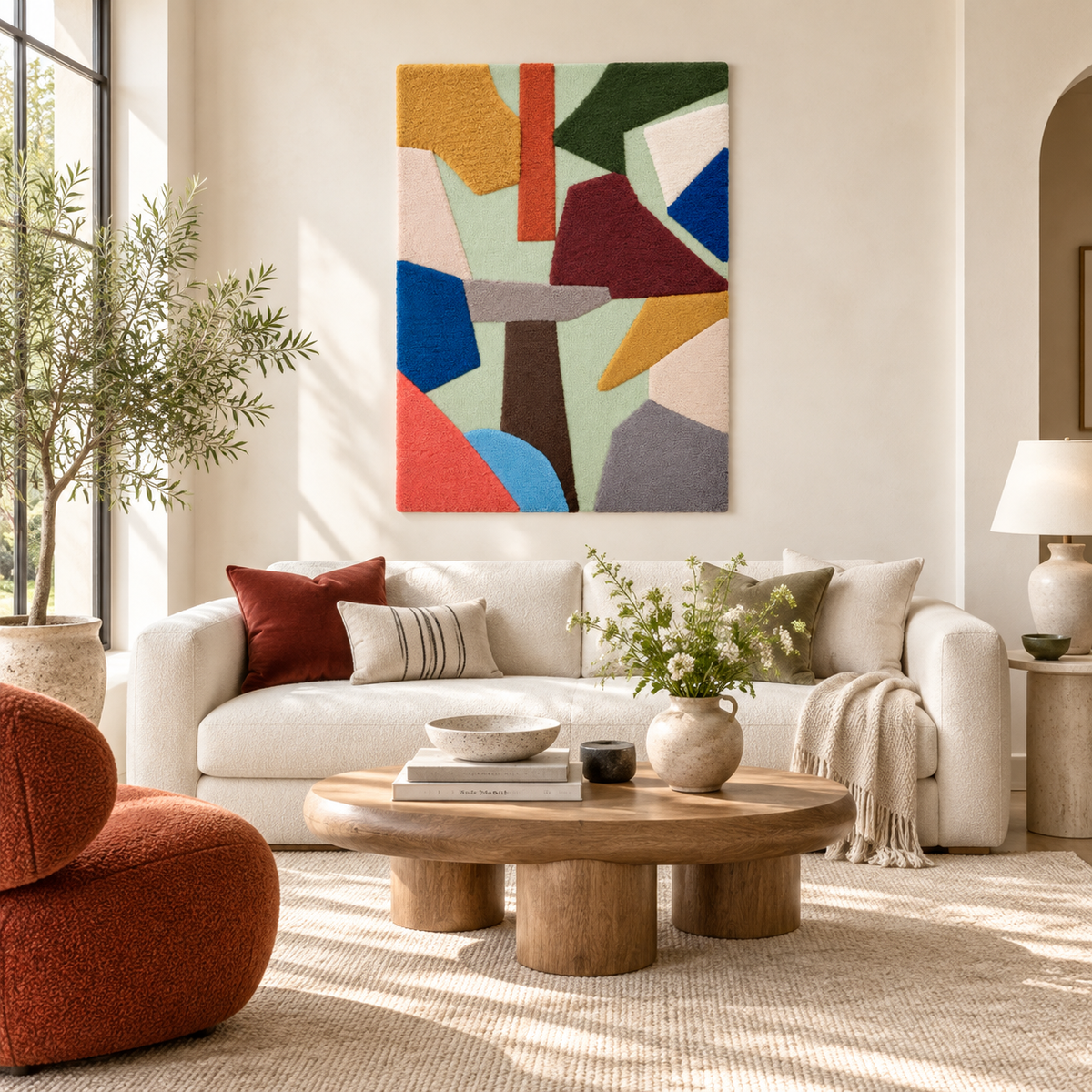Prismatic Daylight — front-facing room scene