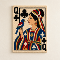Queen of Clubs with Songbird