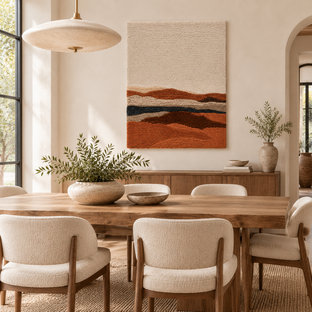 Quiet Terracotta Horizon — room setting 1