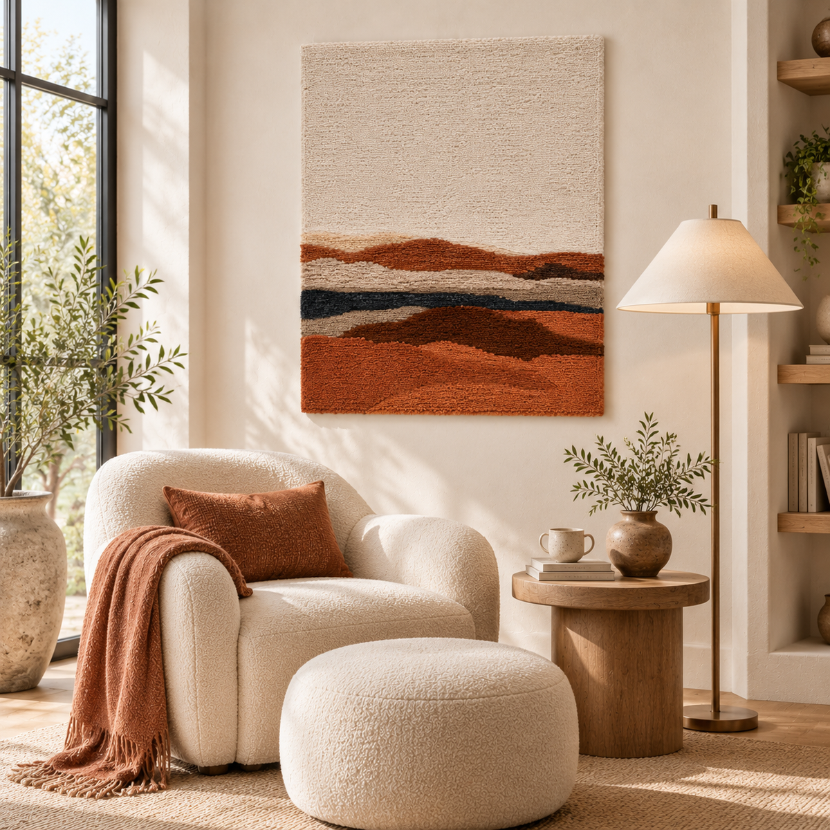 Quiet Terracotta Horizon — room setting 2