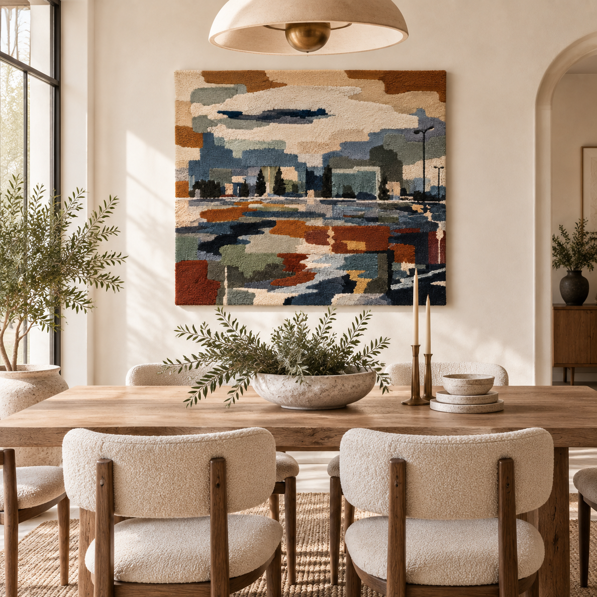 Rain on the Harbour Road — room setting 1