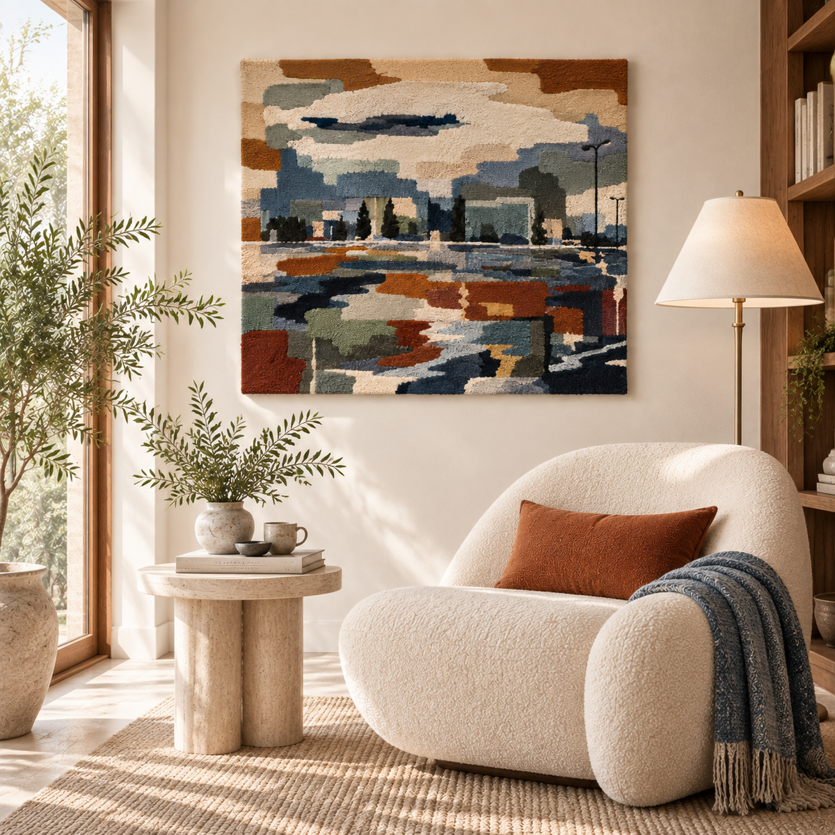 Rain on the Harbour Road — room setting 2
