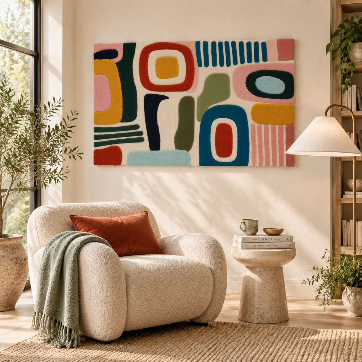 Retro Window Waltz — room setting 1