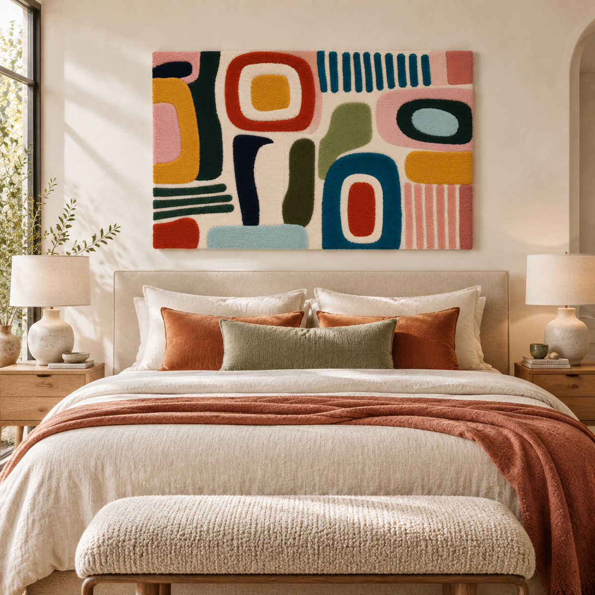 Retro Window Waltz — room setting 2