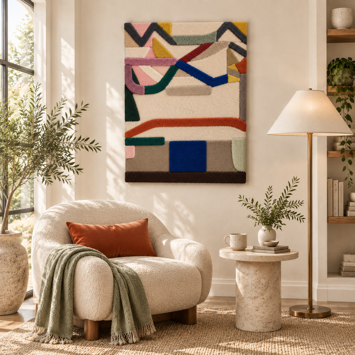 Ribbon Counterpoint — room setting 1