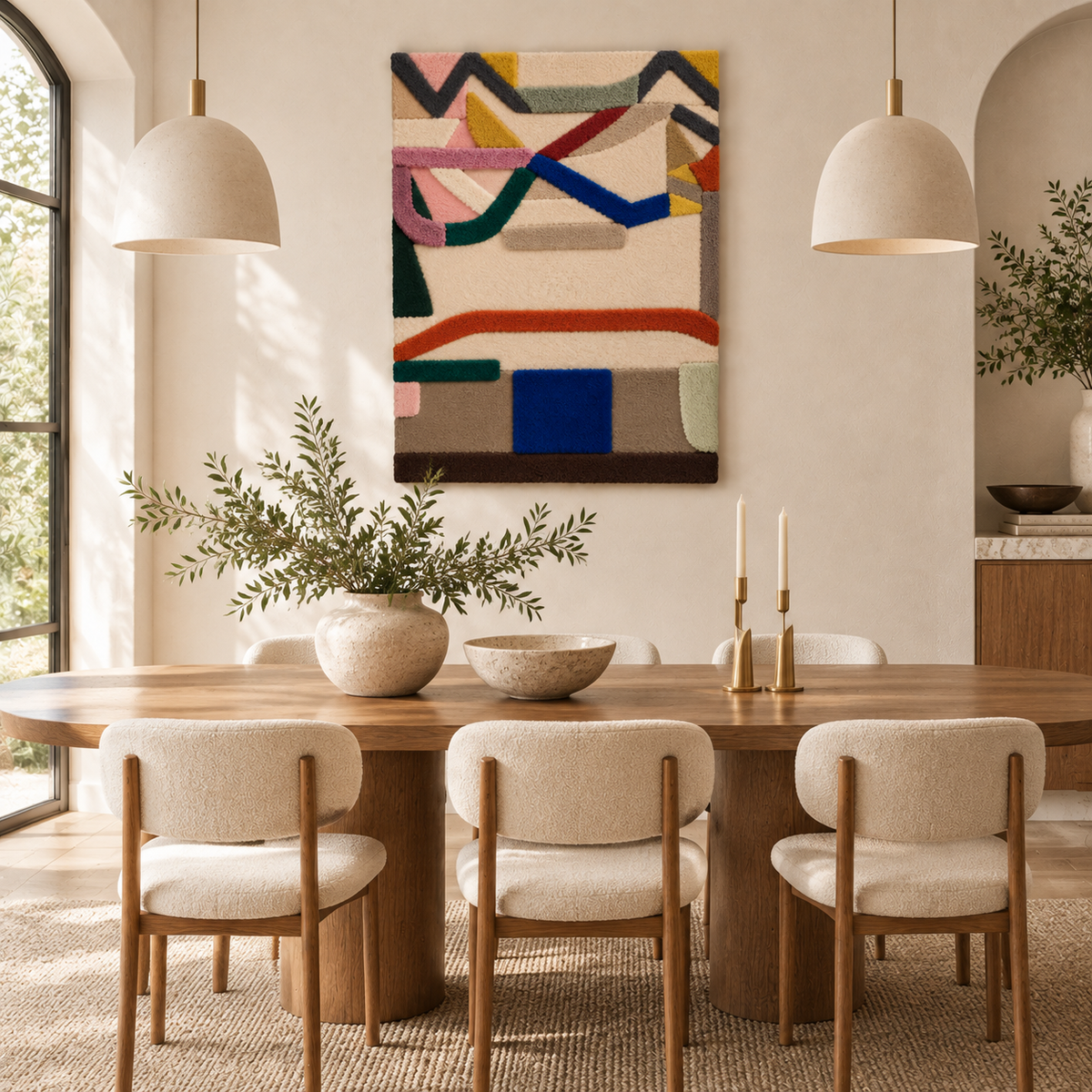Ribbon Counterpoint — room setting 2