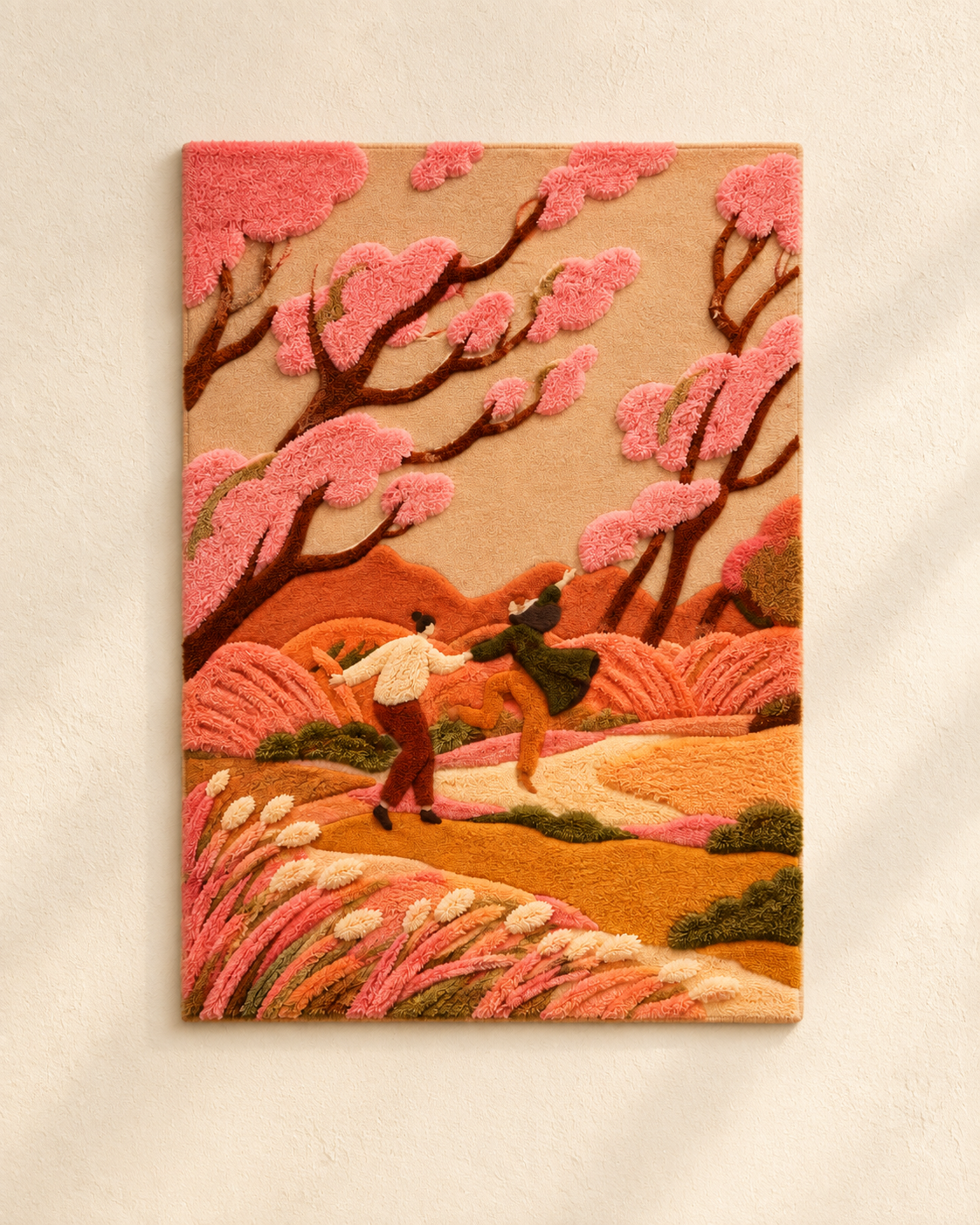 Riders Through Peach Blossom — front product view
