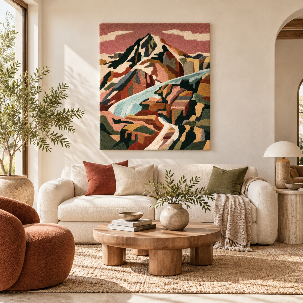 River Below the Rose Summit — front-facing room scene