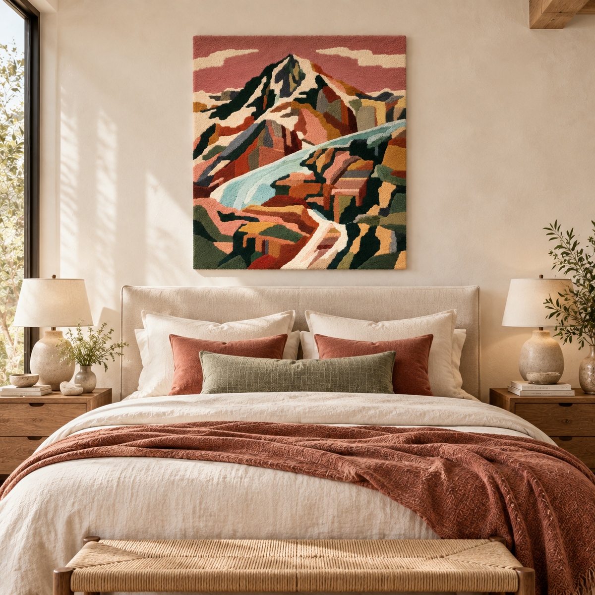 River Below the Rose Summit — room setting 1