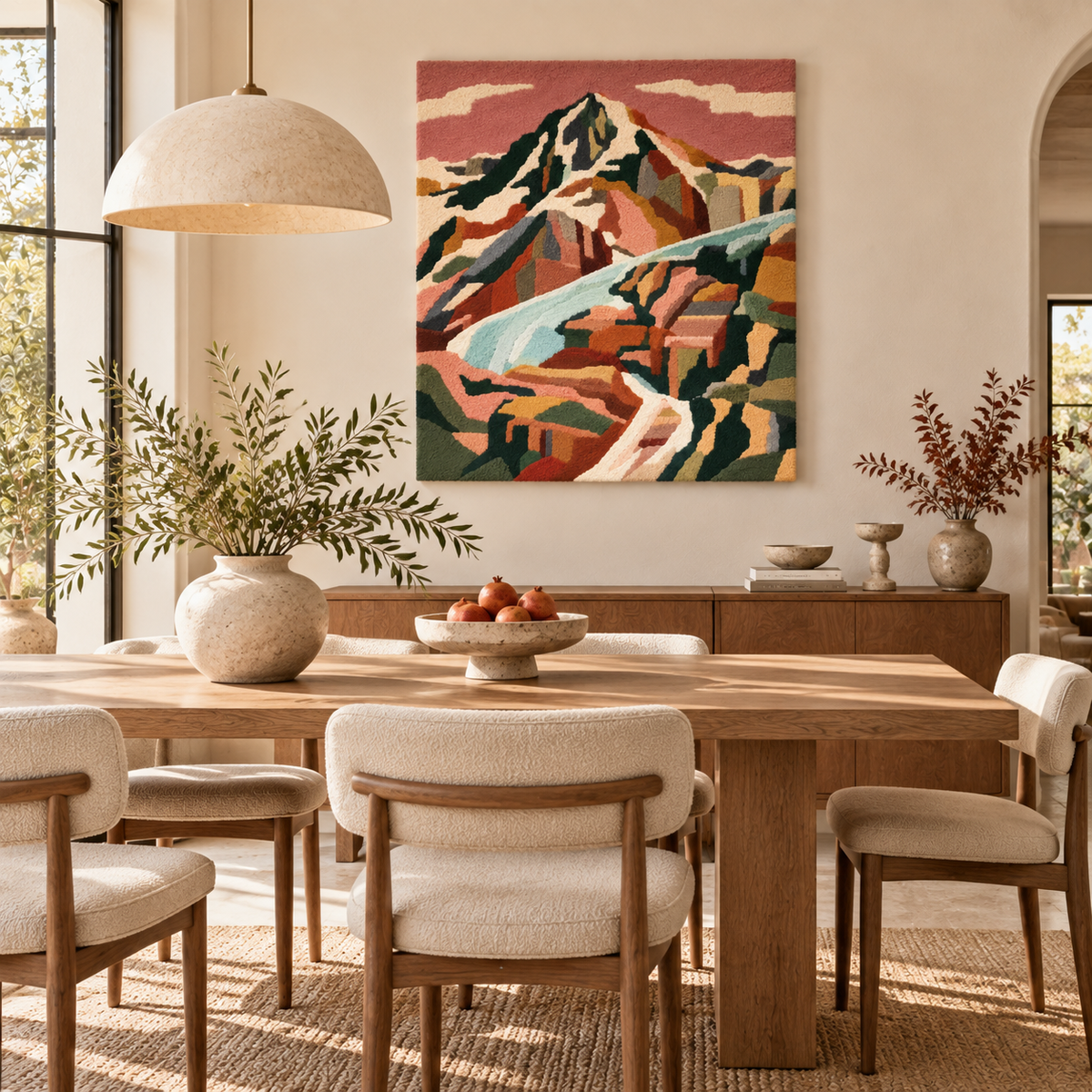 River Below the Rose Summit — room setting 2