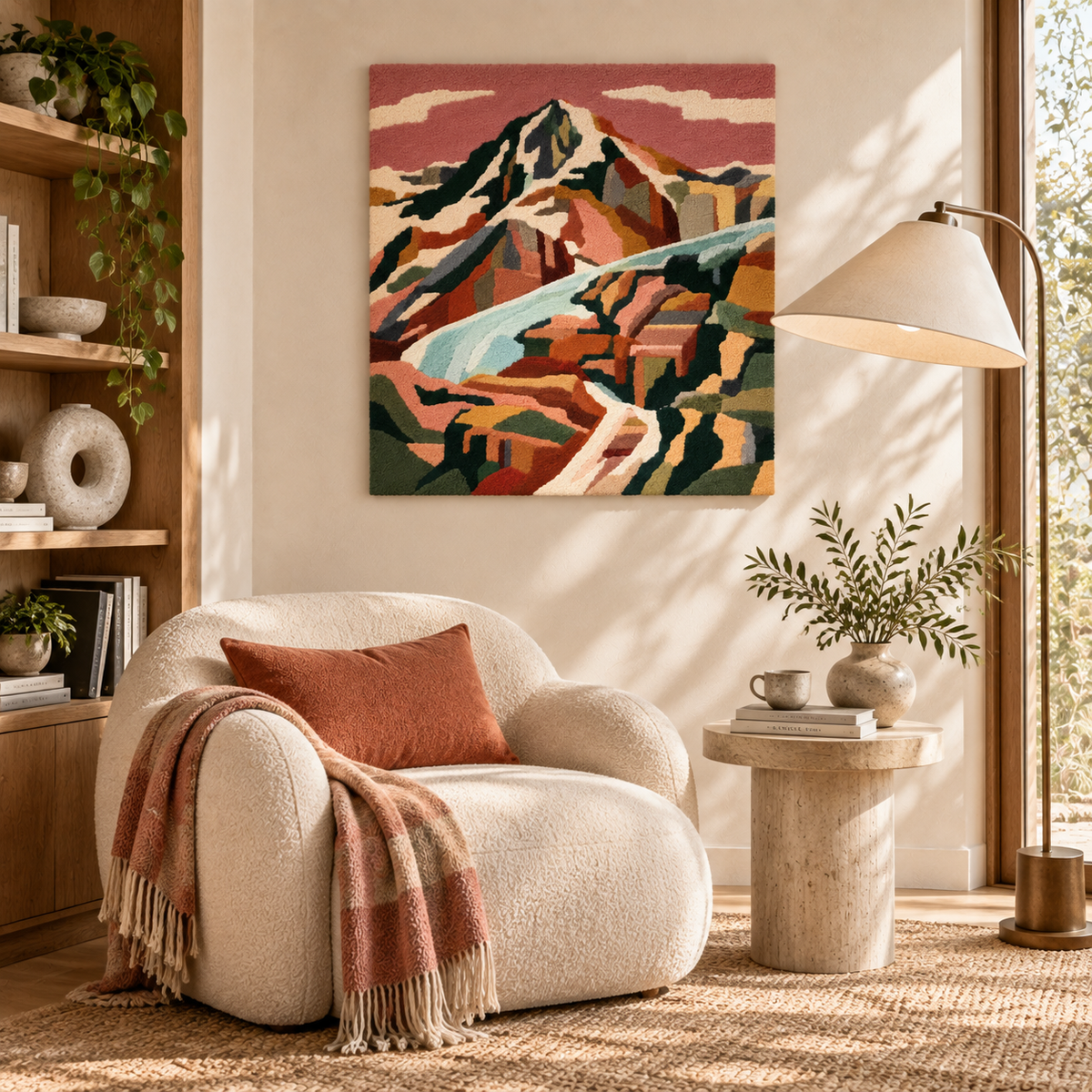 River Below the Rose Summit — room setting 3