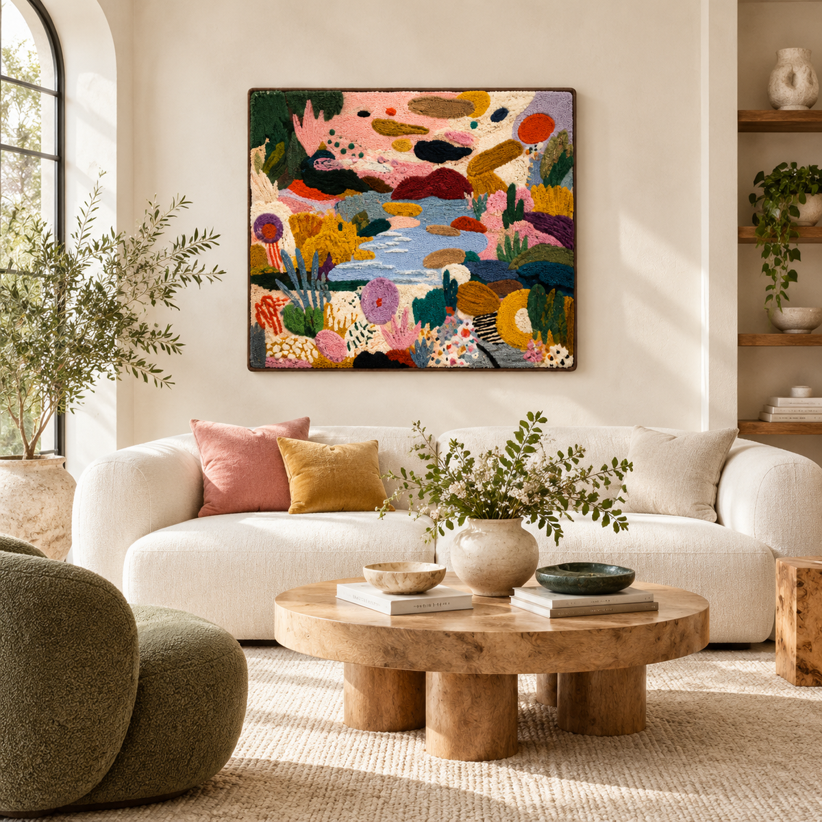 River of Many Gardens — front-facing room scene