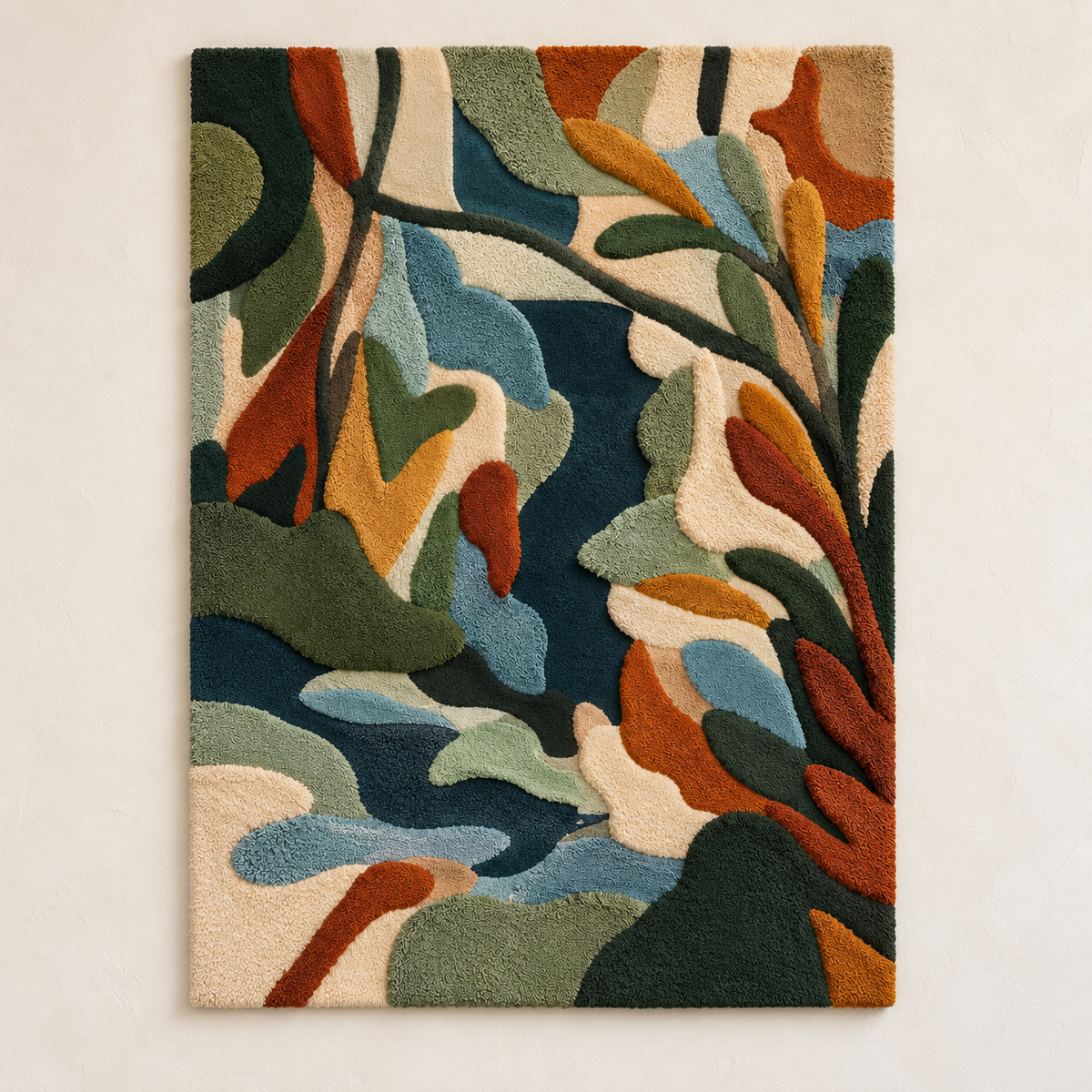 River Through Autumn Leaves — front product view