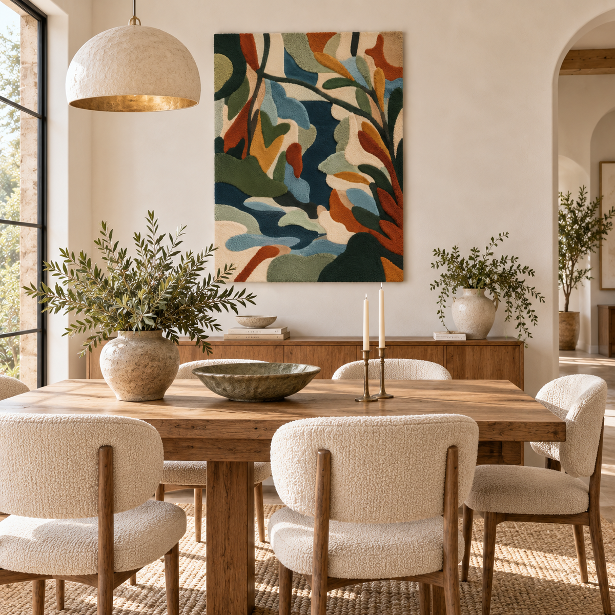 River Through Autumn Leaves — room setting 2