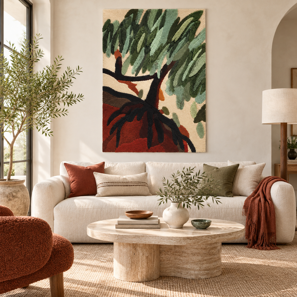 Roots of the Olive Grove — front-facing room scene
