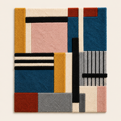 Rose and Indigo Architectural Blocks