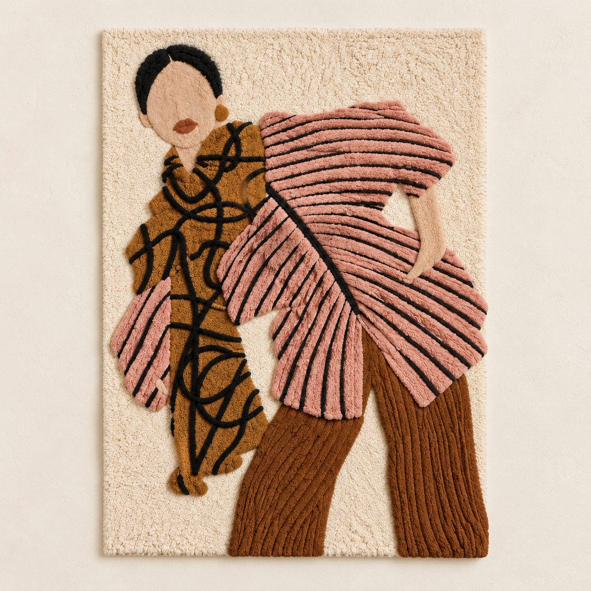 Rose Pleat Muse — front product view [product-light]