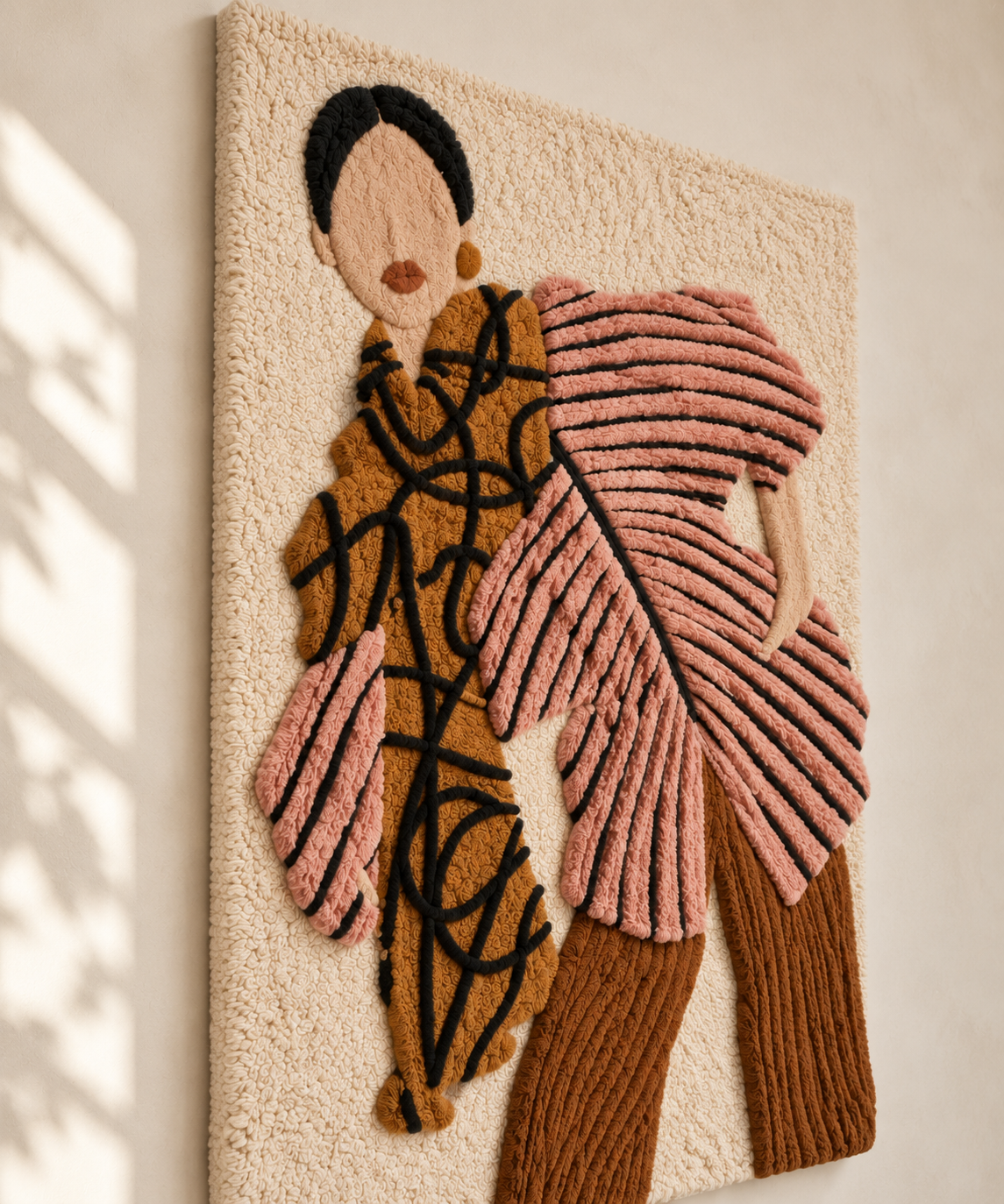 Rose Pleat Muse — angled relief view