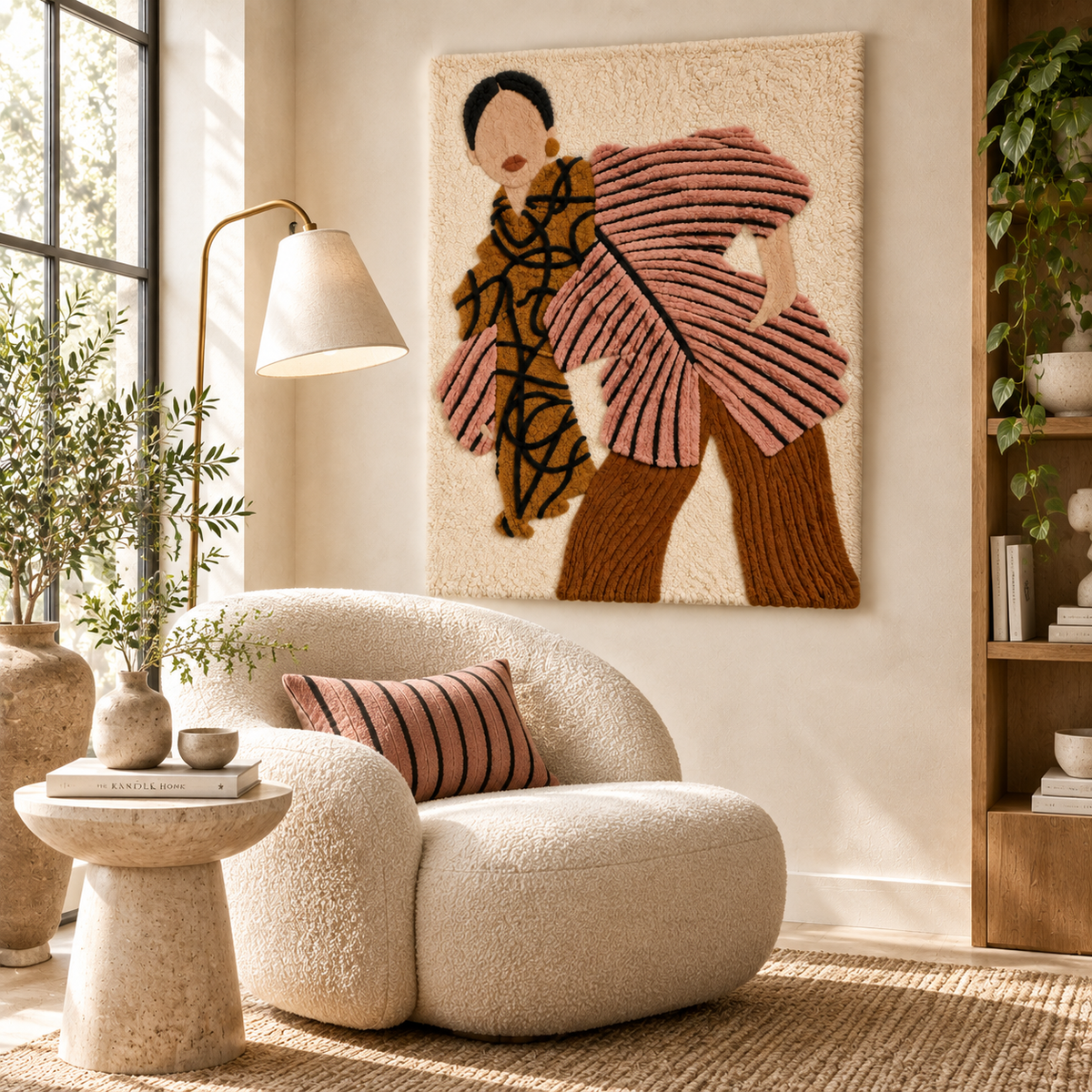 Rose Pleat Muse — room setting 2