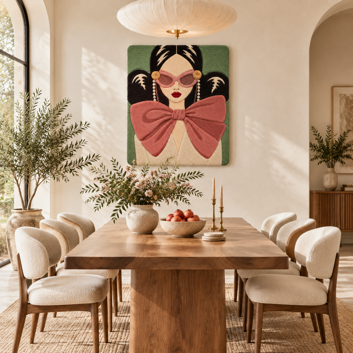 Rose Ribbon Reverie — room setting 3